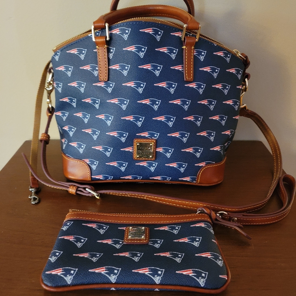 Dooney & Bourke New England Patriots Satchel and Wristlet
